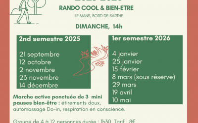 AGENDA RANDO COOL & BIEN-ETRE / 2025-2026